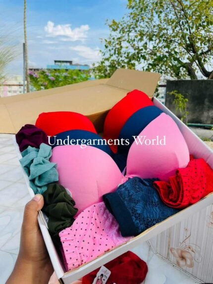 Premium 3 Bra + 3 Panty Combo with Free Gifts 🎁